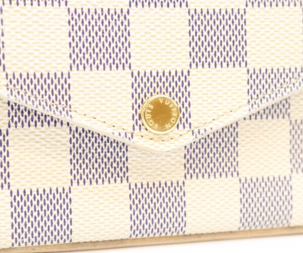 Louis Vuitton Damier Azur Pochette Felicie Shoulder Bag — view 7