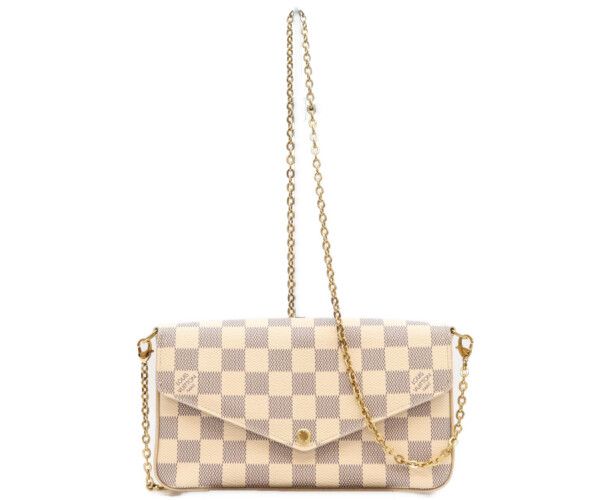 Louis Vuitton Damier Azur Pochette Felicie Shoulder Bag