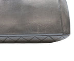 Chanel Black Caviar Silver Grand Shopping Tote Bag GST — view 6