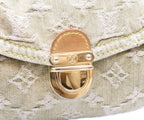 Louis Vuitton Monogram Denim Riken Mini Pleaty Handbag — view 6