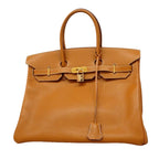 Hermes Handbag Birkin 35 Veau Epsom Gold