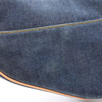 Dior Saddle Bag Indigo Natural Denim Leather — view 8