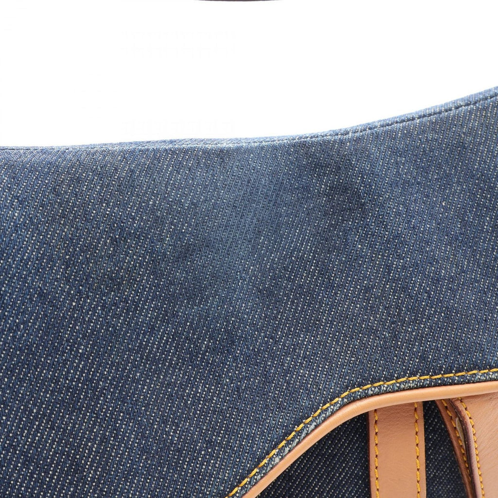 Dior Saddle Bag Indigo Natural Denim Leather — view 7