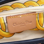 Dior Saddle Bag Indigo Natural Denim Leather — view 4