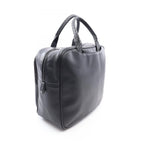 Bottega Veneta Business Intrecciato Black Leather Briefcase — view 2