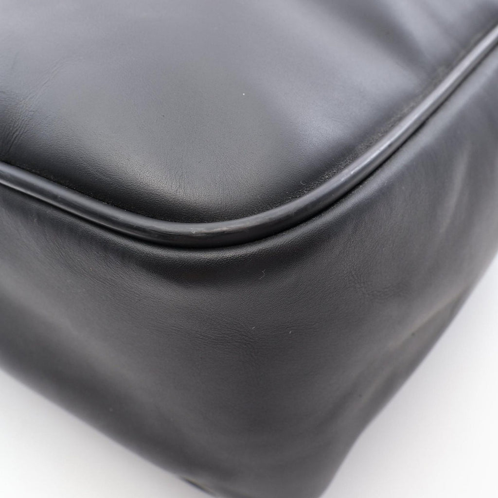 Bottega Veneta Business Intrecciato Black Leather Briefcase — view 8