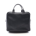 Bottega Veneta Business Intrecciato Black Leather Briefcase