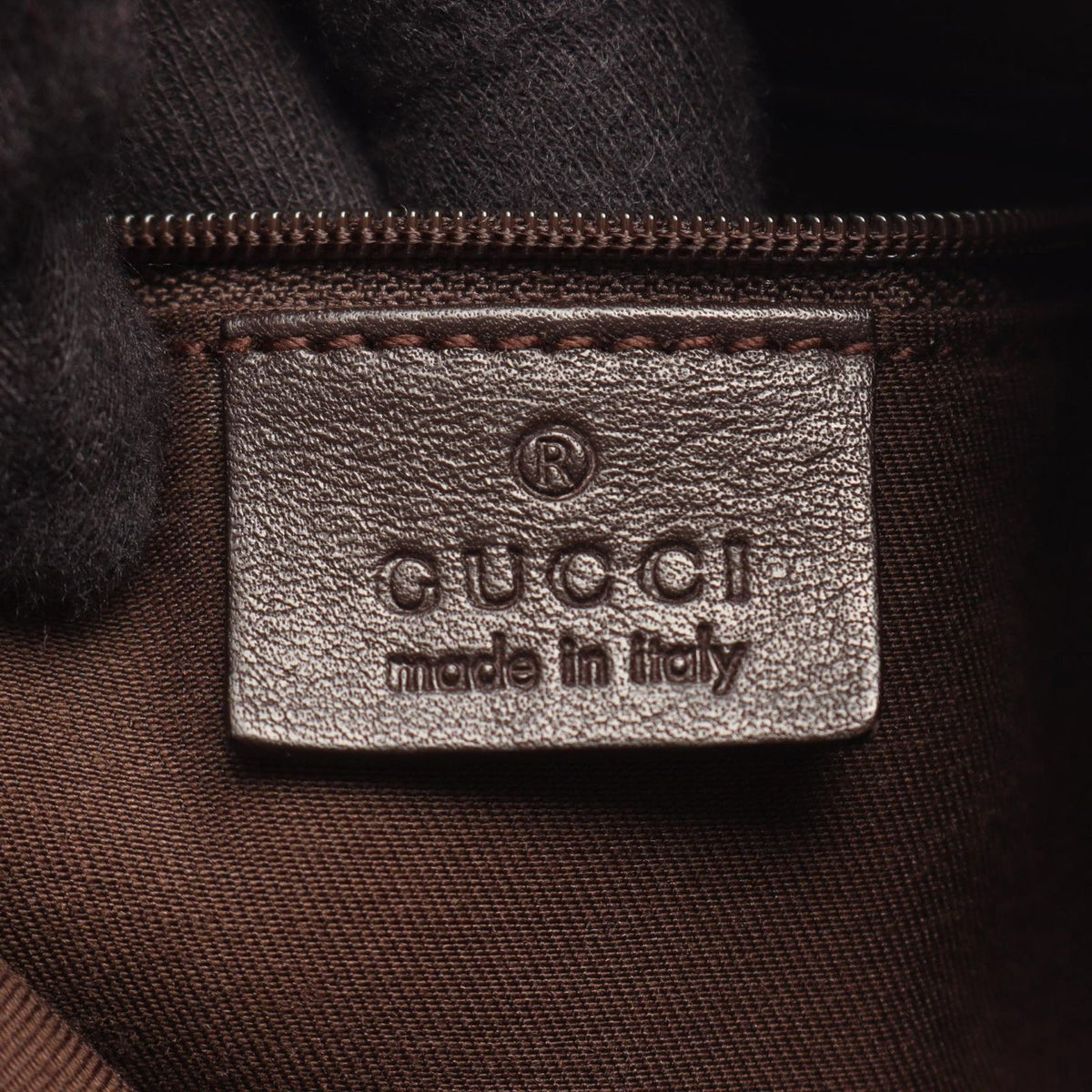 Gucci Shoulder Bag Abbey GG Canvas Beige Dark Brown — view 4
