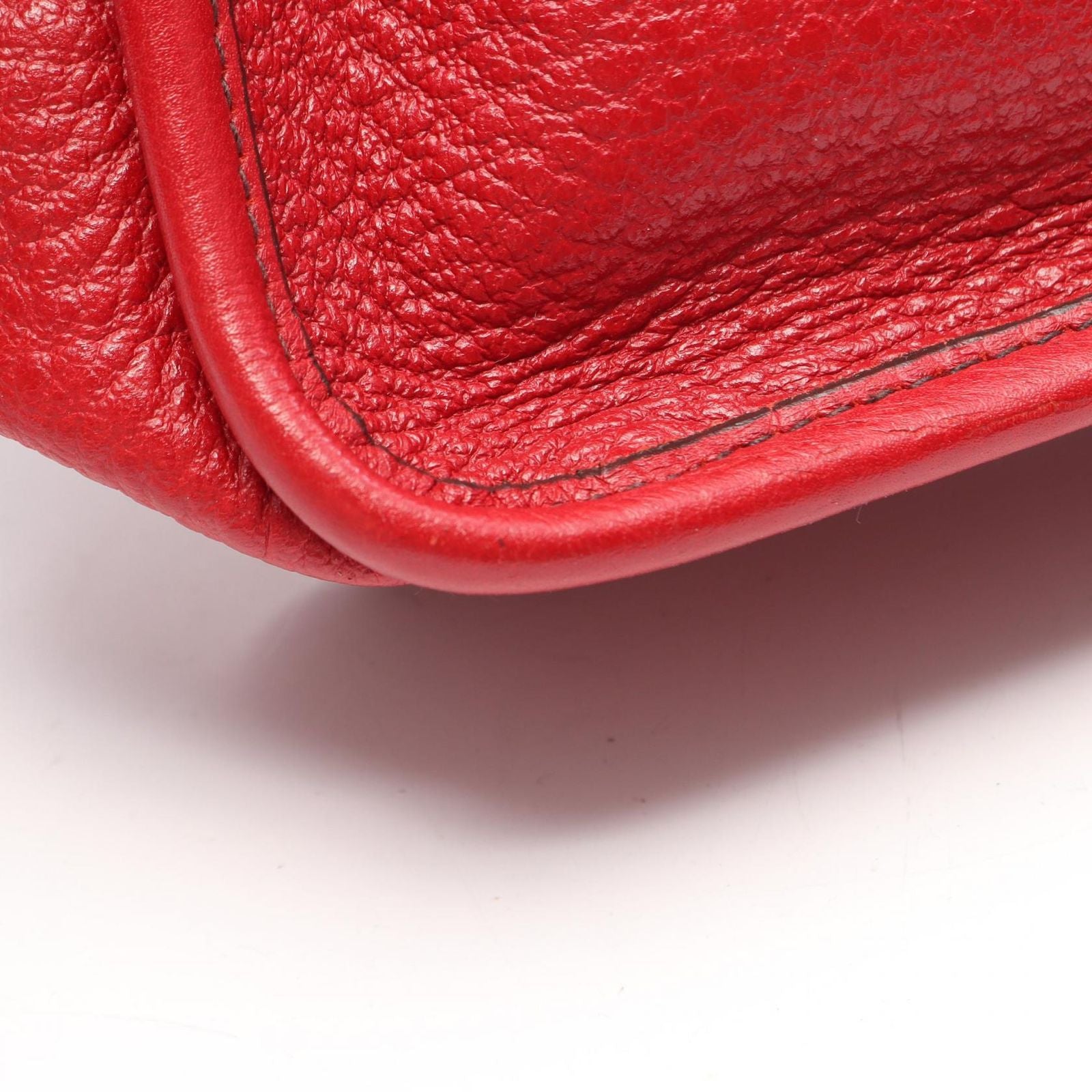 Prada Shoulder Bag Red Leather — view 6