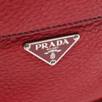 Prada Shoulder Bag Red Leather — view 5