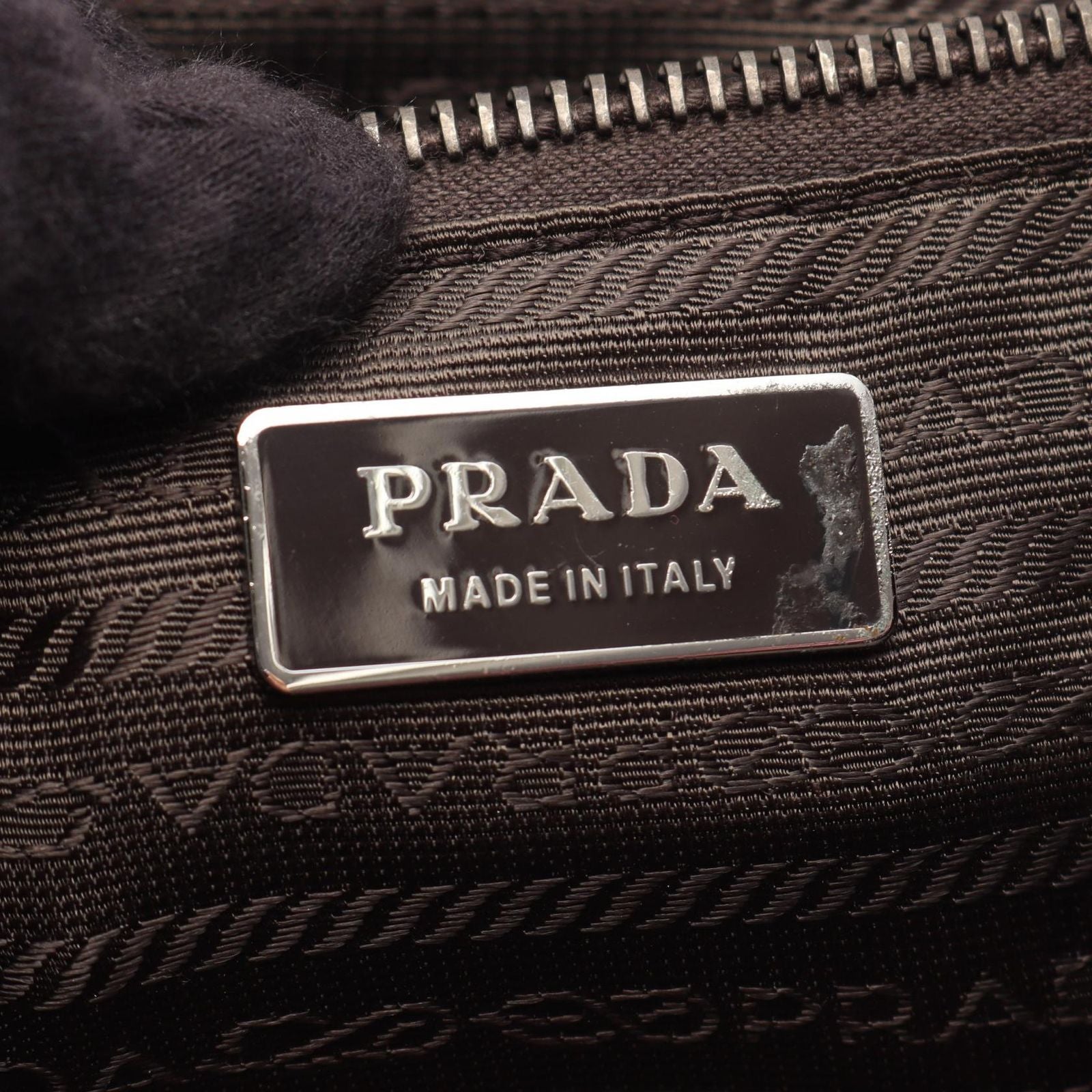Prada Shoulder Bag Red Leather — view 4