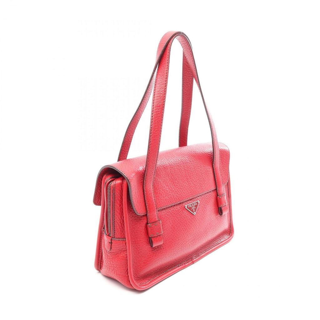 Prada Shoulder Bag Red Leather — view 2