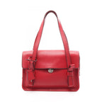 Prada Shoulder Bag Red Leather