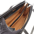 Loewe Tote Black Leather Shoulder Bag — view 3