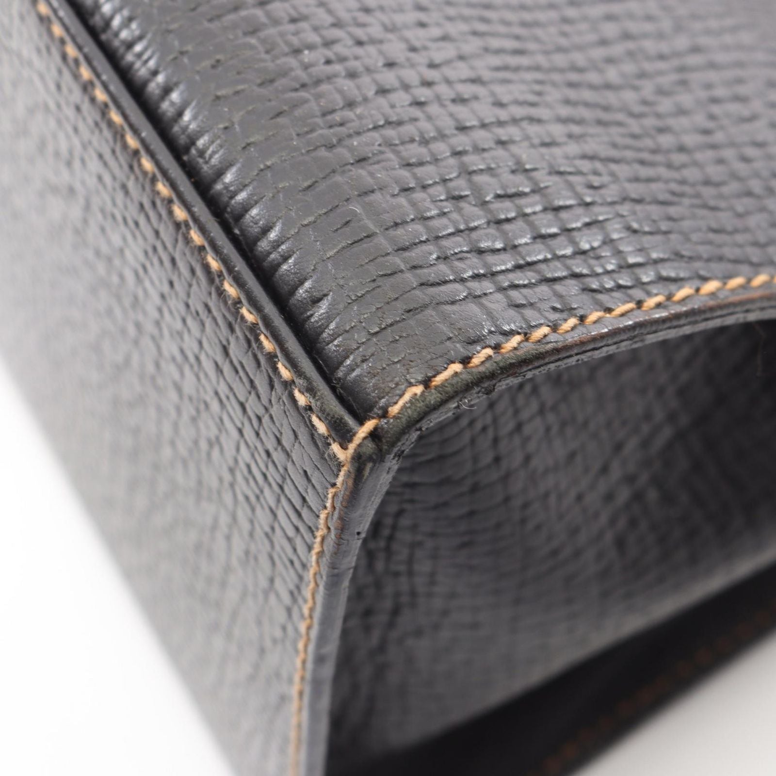 Loewe Tote Black Leather Shoulder Bag — view 7