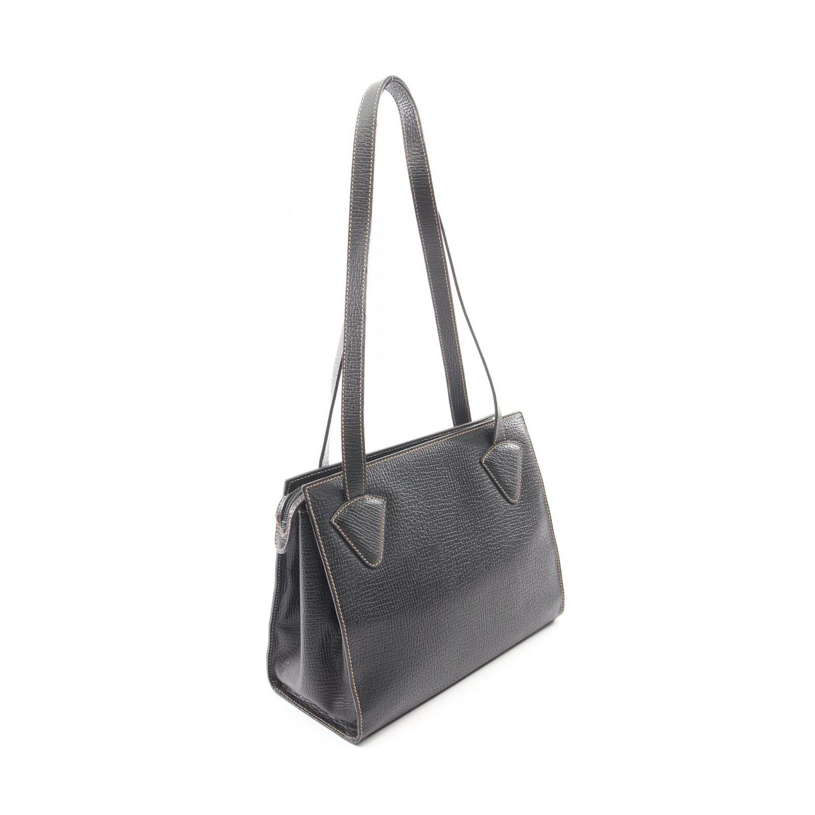 Loewe Tote Black Leather Shoulder Bag — view 2