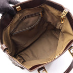 Fendi Tote Bag Zucca Black Brown Canvas Leather — view 3