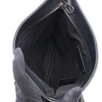 Bottega Veneta Shoulder Bag Intrecciato Black Leather — view 3