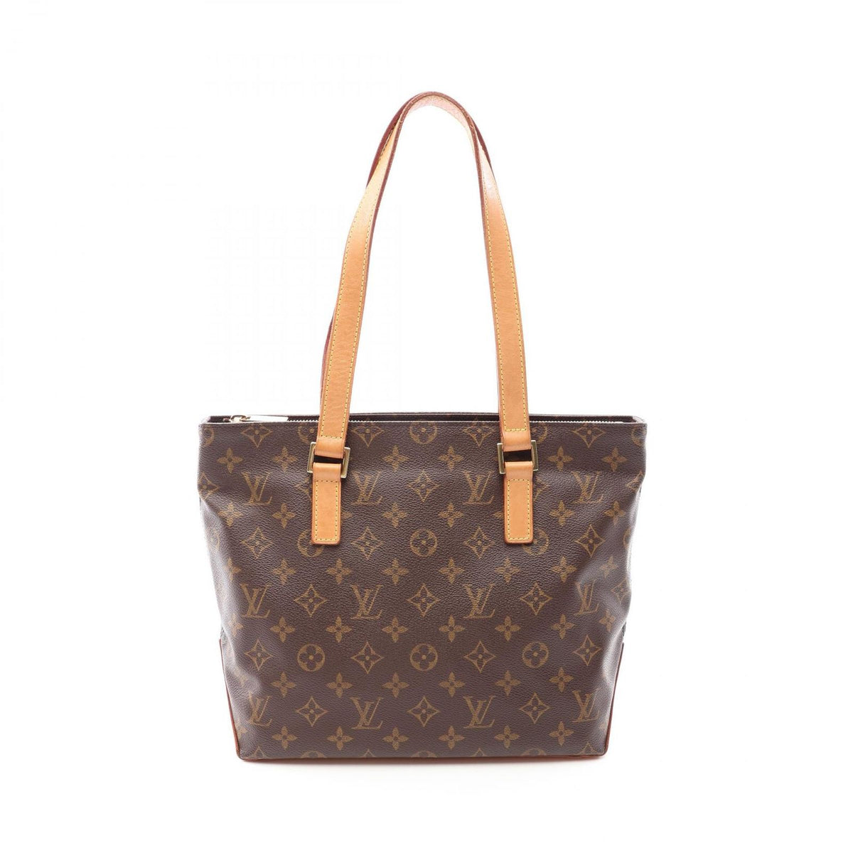 Louis Vuitton Shoulder Bag Cabas Piano Canvas Leather