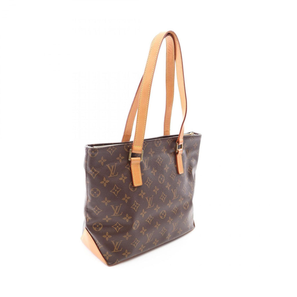 Louis Vuitton Shoulder Bag Cabas Piano Canvas Leather — view 2
