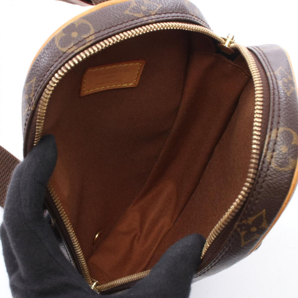 Louis Vuitton Waist Bag Pochette Gange Canvas Leather — view 3