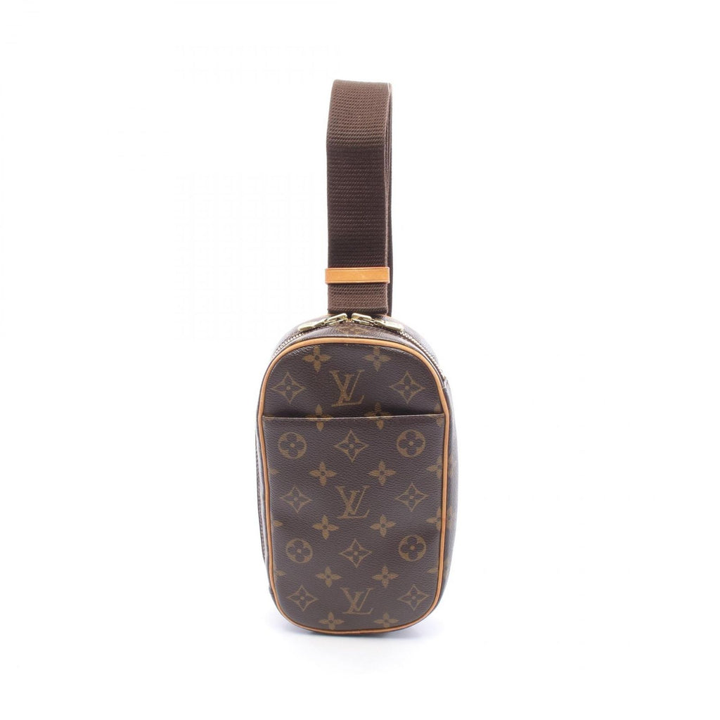 Louis Vuitton Waist Bag Pochette Gange Canvas Leather