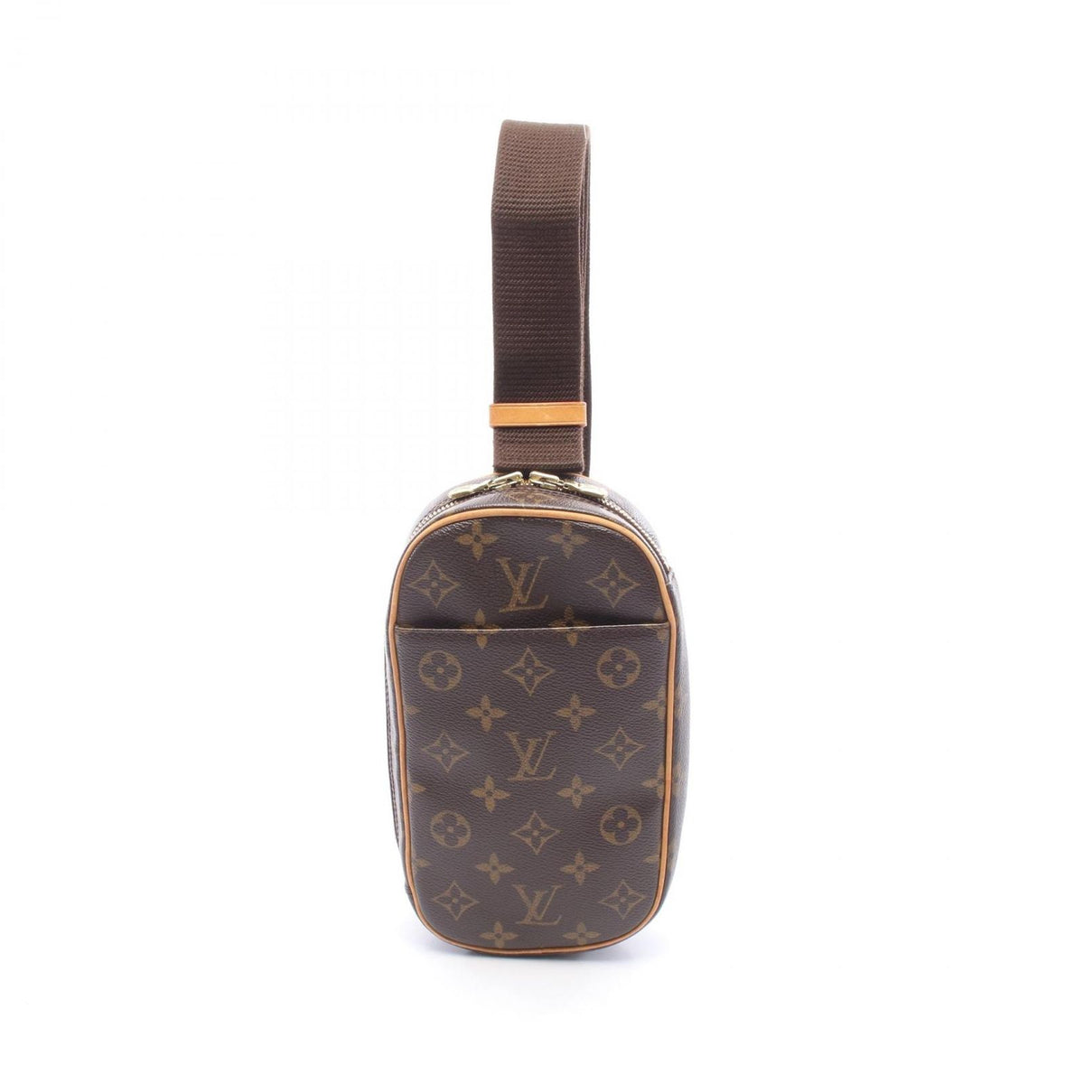 Louis Vuitton Waist Bag Pochette Gange Canvas Leather