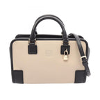 Loewe Handbag Amazona 23 2-Way Gray Black Leather