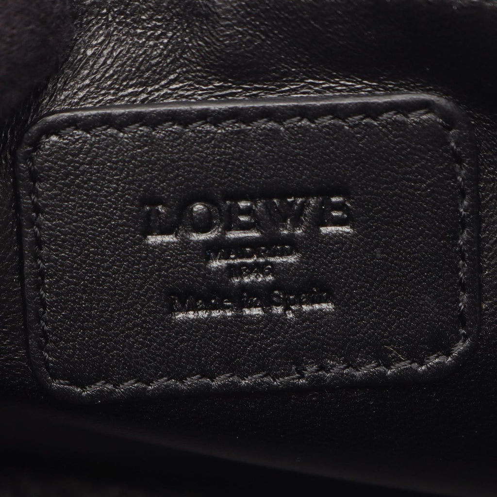 Loewe Handbag Amazona 23 2-Way Gray Black Leather — view 4