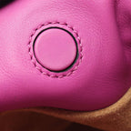 Loewe Shoulder Bag Flamenco Clutch Mini Purple Leather — view 5