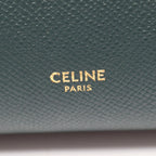 Celine Belt Bag Micro 2-Way Dark Green Leather — view 4