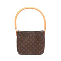 Louis Vuitton Shoulder Bag Looping MM Canvas Leather