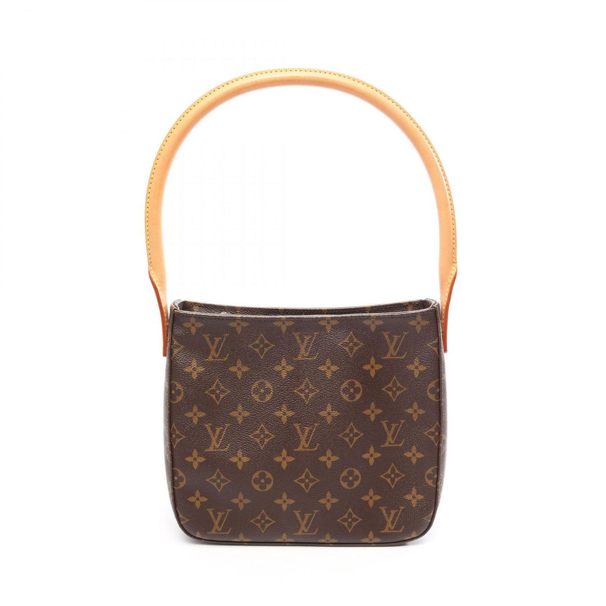 Louis Vuitton Shoulder Bag Looping MM Canvas Leather
