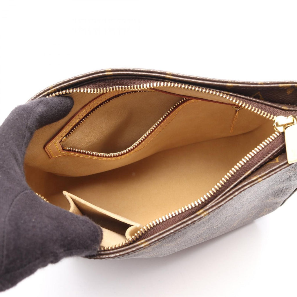 Louis Vuitton Shoulder Bag Looping MM Canvas Leather — view 3