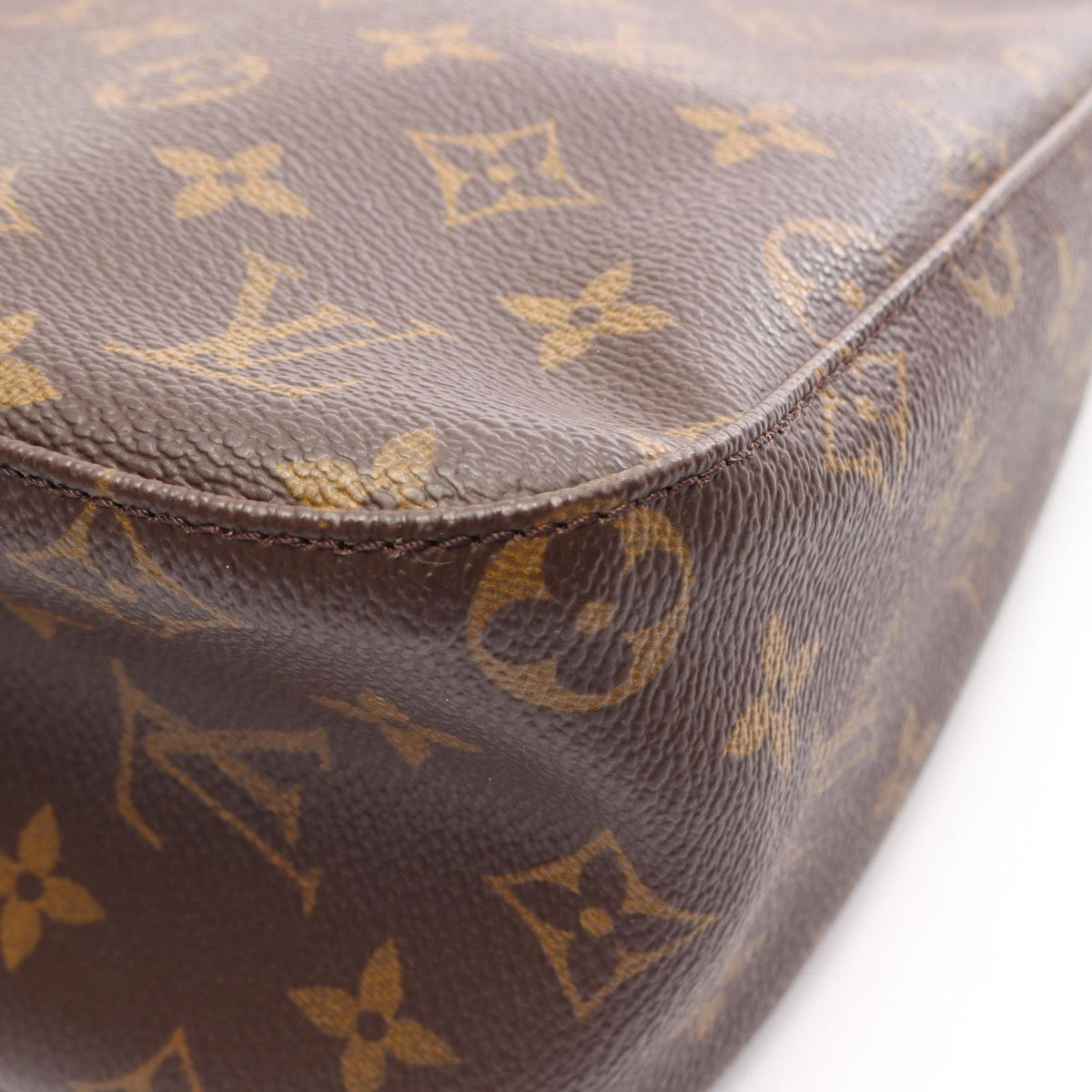 Louis Vuitton Shoulder Bag Looping MM Canvas Leather — view 7