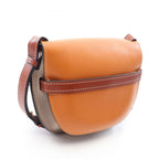 Loewe Shoulder Bag Gate Small Camel Gray Leather — view 2
