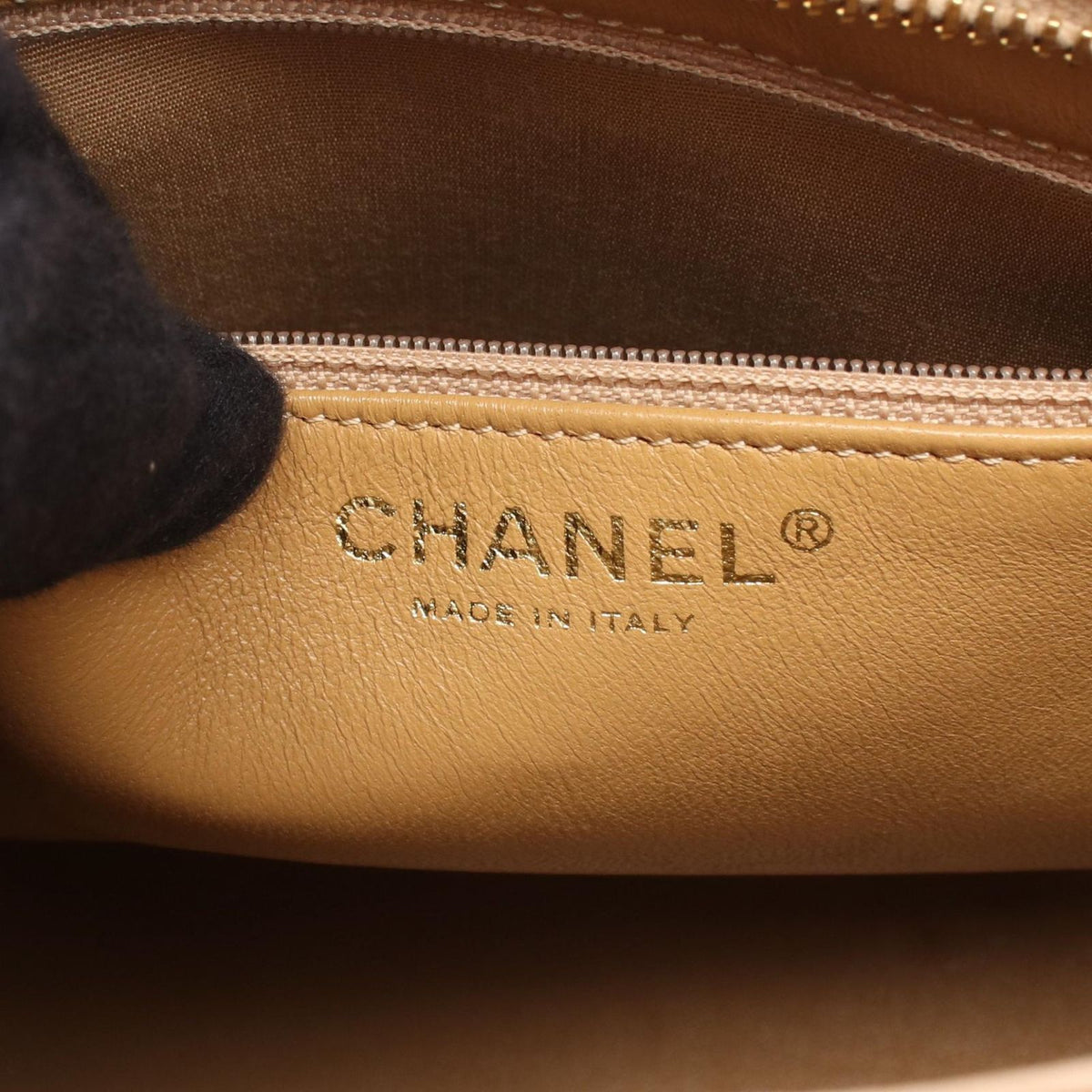 Chanel Tote Bag Reissue Beige Caviar Leather — view 4