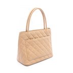 Chanel Tote Bag Reissue Beige Caviar Leather — view 2