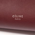 Celine Handbag Big Bag Small with Long Strap 2-Way Burgundy Leather — view 4