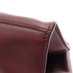 Celine Handbag Big Bag Small with Long Strap 2-Way Burgundy Leather — view 5