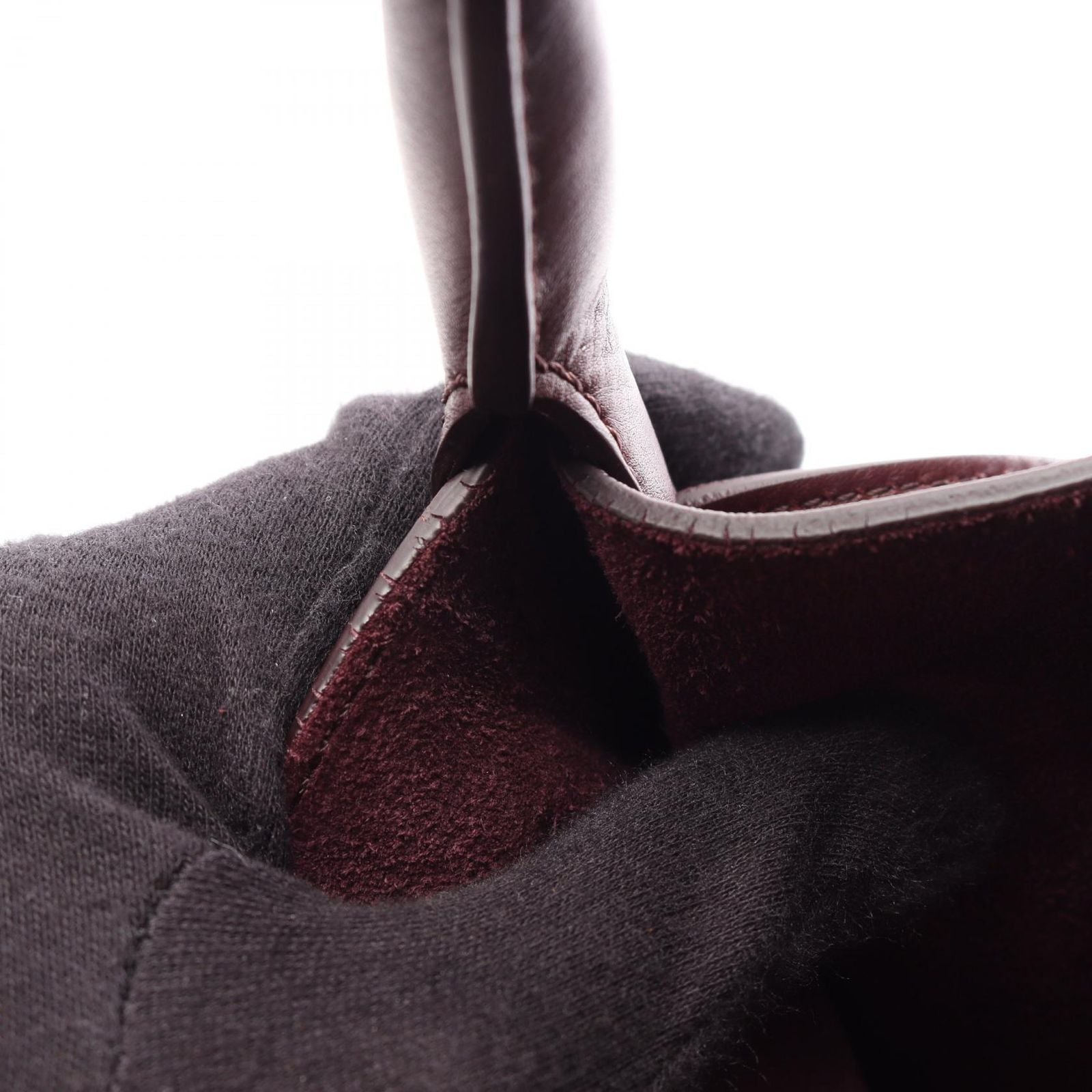 Celine Handbag Big Bag Small with Long Strap 2-Way Burgundy Leather — view 6