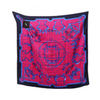 Hermes Scarf Petit Carre 90 Mors Et Gourmettes Silk