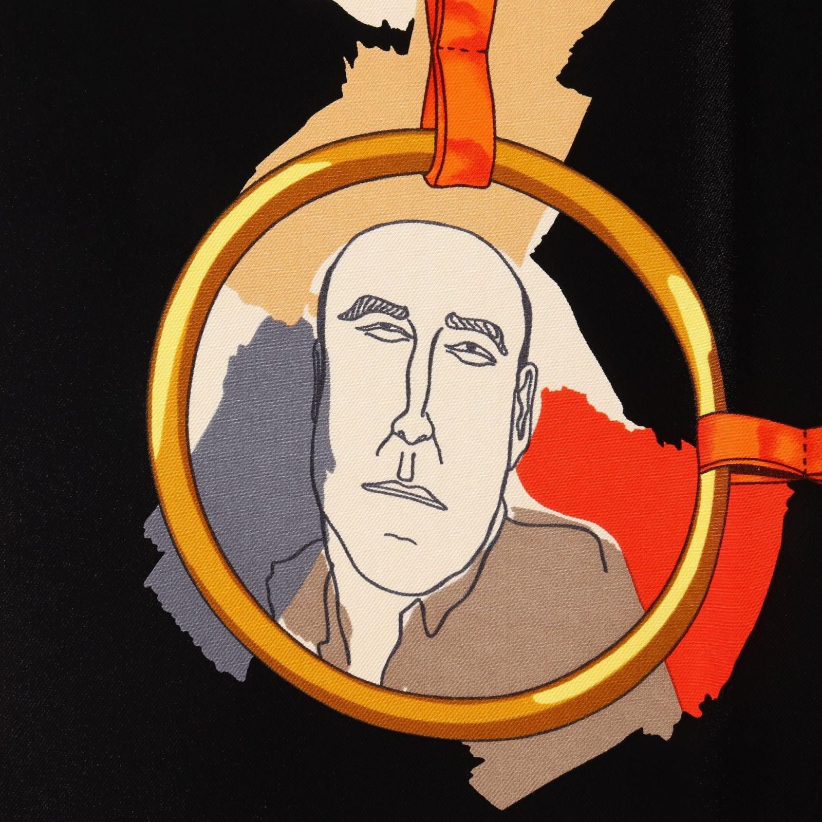 Hermes Scarf Carre 90 les Parisiens Silk — view 4