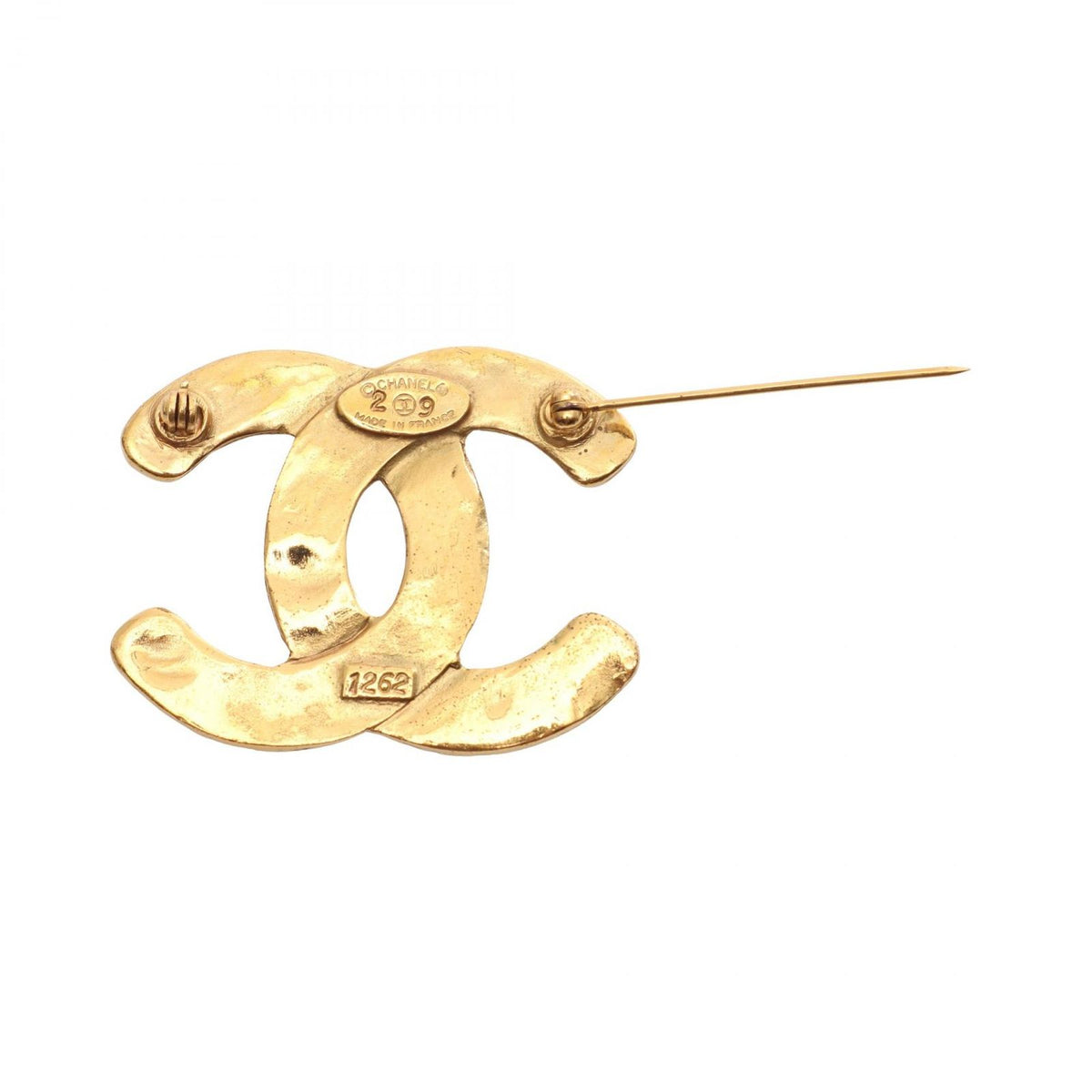 Chanel Brooch CC Logo — view 2