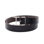 Hermes Belt Easy 32 Chocolat Reversible Calfskin