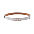 Hermes Belt Kelly White