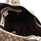 Gucci Shoulder Bag GG Canvas Beige Off White Horsebit — view 3