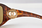 Chanel Sunglasses Eyewear Coco CC Motif Tortoiseshell Brown Gradient — view 4