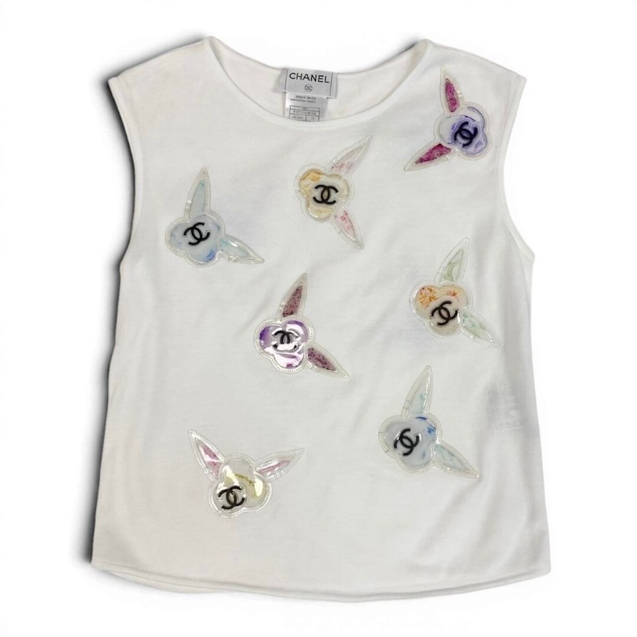 Chanel CC Logo Cotton Tank — view 2