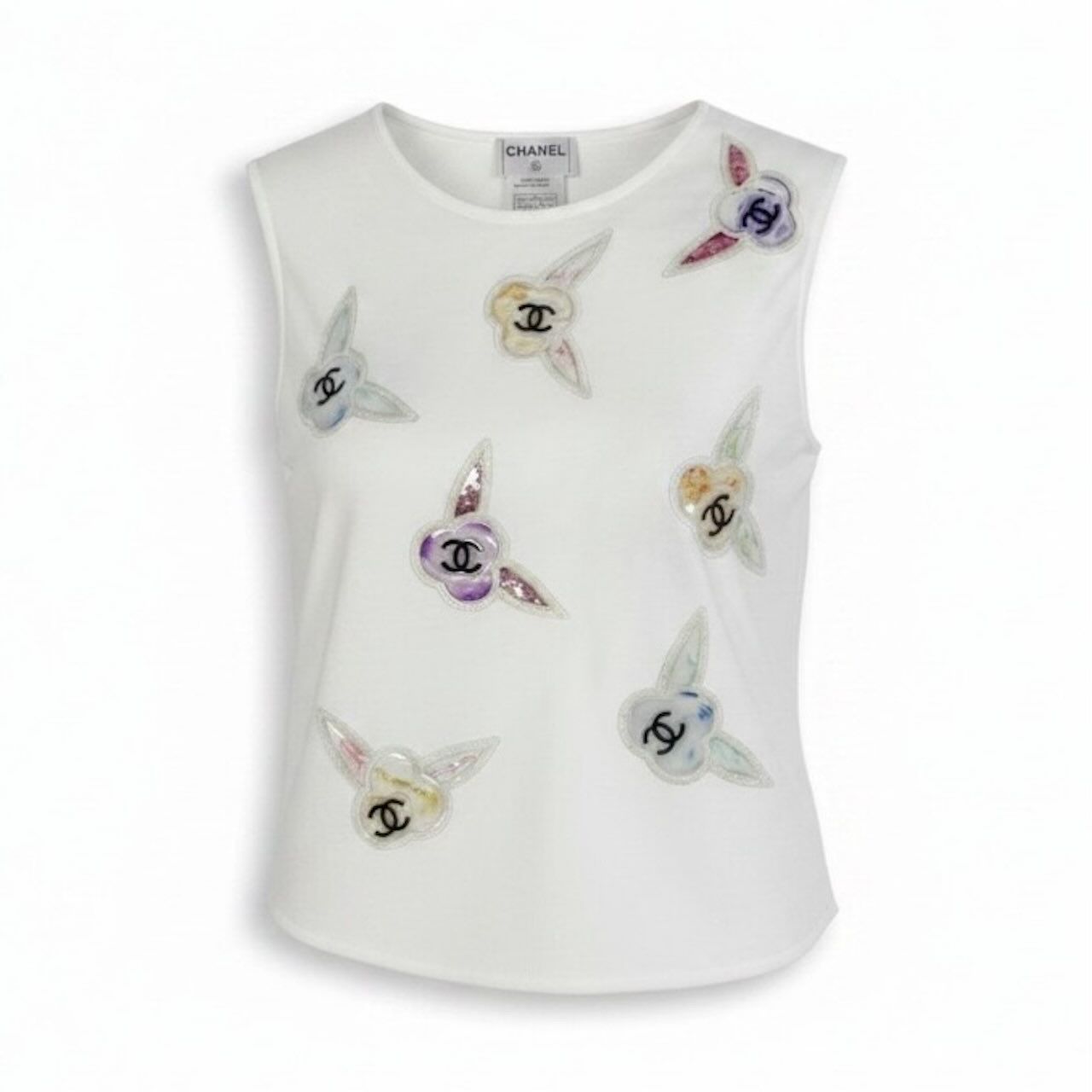 Chanel CC Logo Cotton Tank